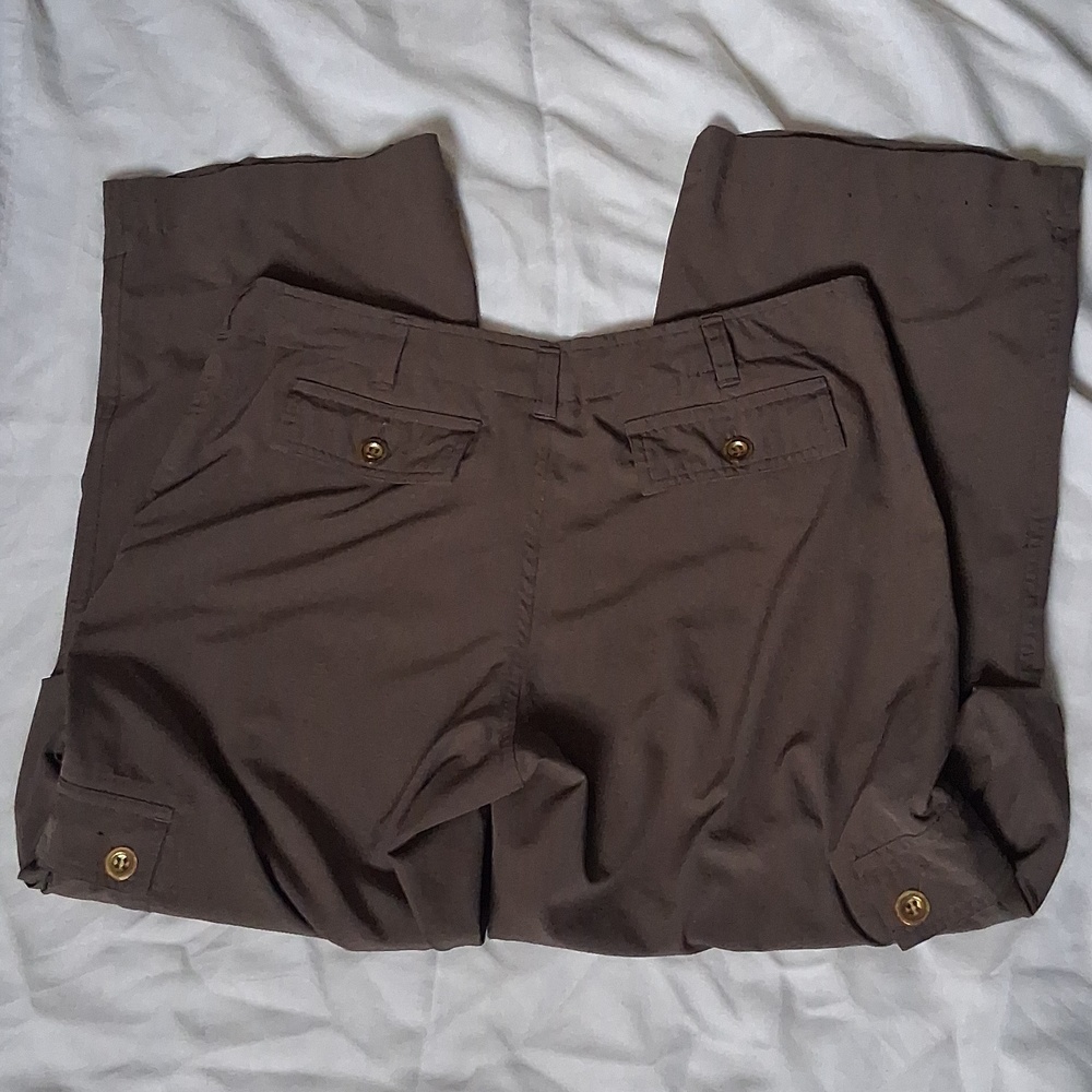 Nike Brown Pants with Subtle Black Swoosh - Picture 5 of 7